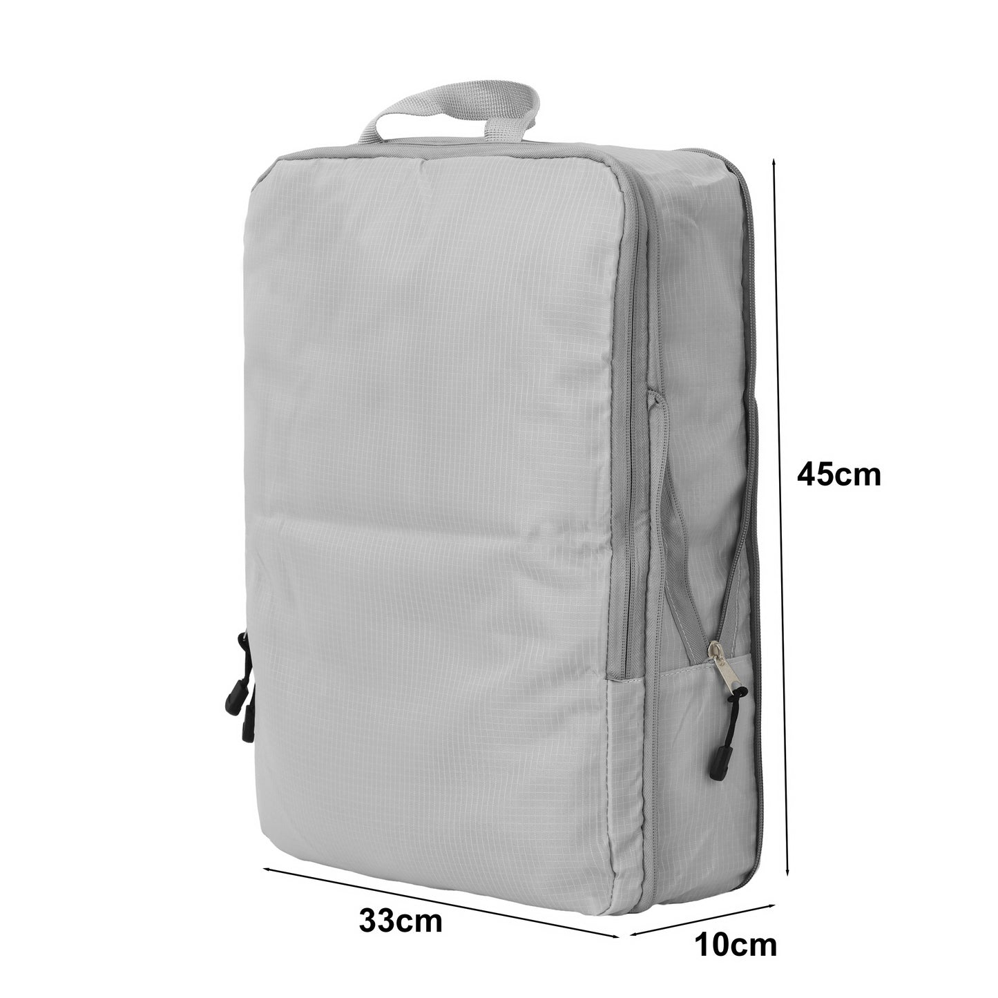 Fundas Organizadoras De Viaje Gris Pack 4 Unidades