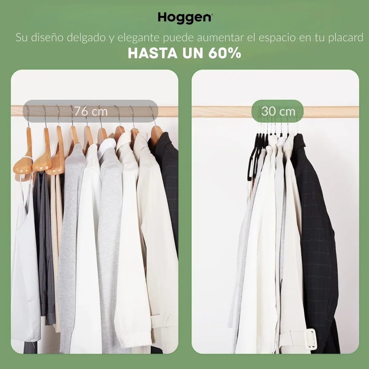 Perchas Terciopelo Adultos Antideslizante Negras X 20 Unidades