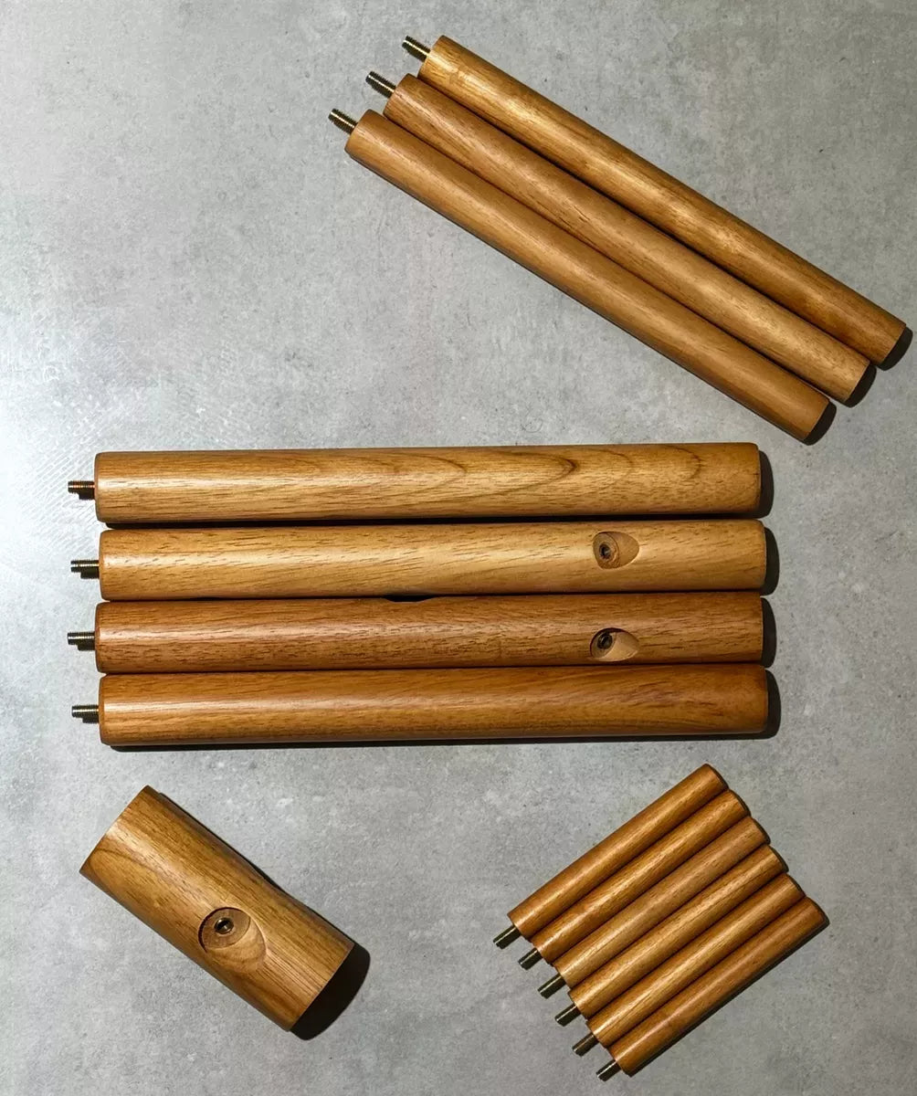Perchero de Pie Madera Natural Moderno Nórdico Premium