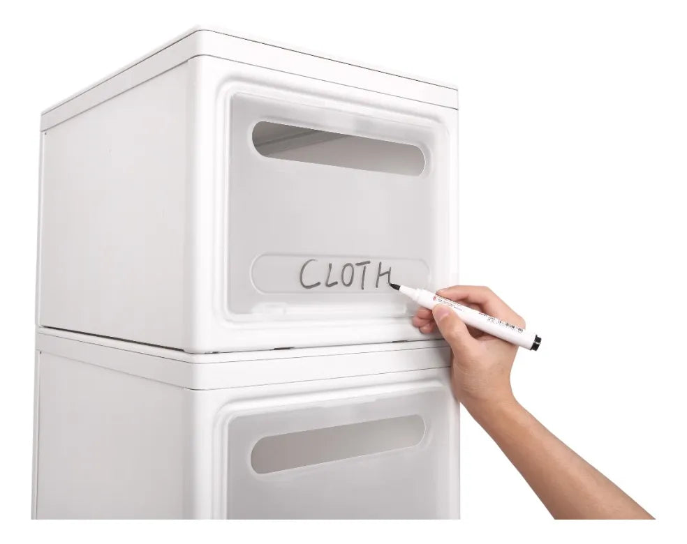 Caja Organizadora Apilable con Apertura Frontal Vertical por 4 Unidades