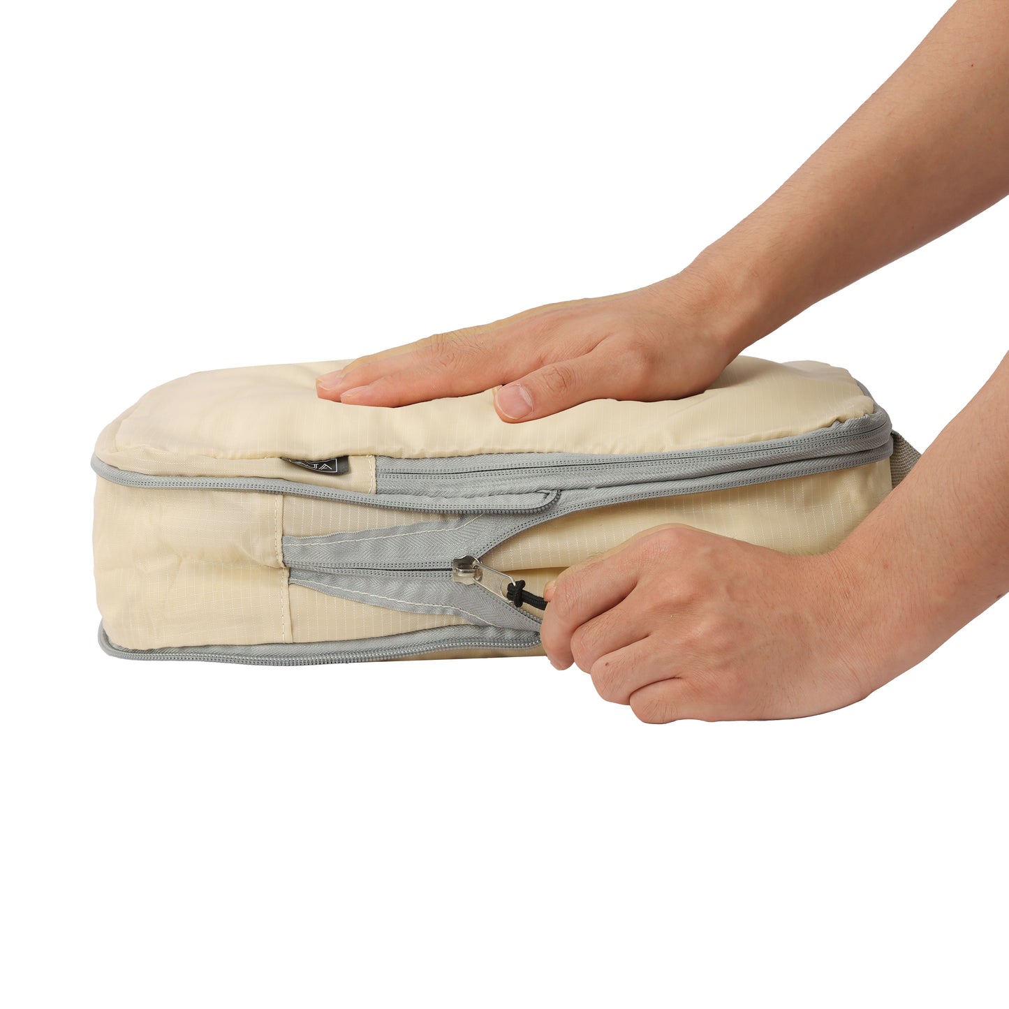 Fundas Organizadoras De Viaje Beige Pack 4 Unidades