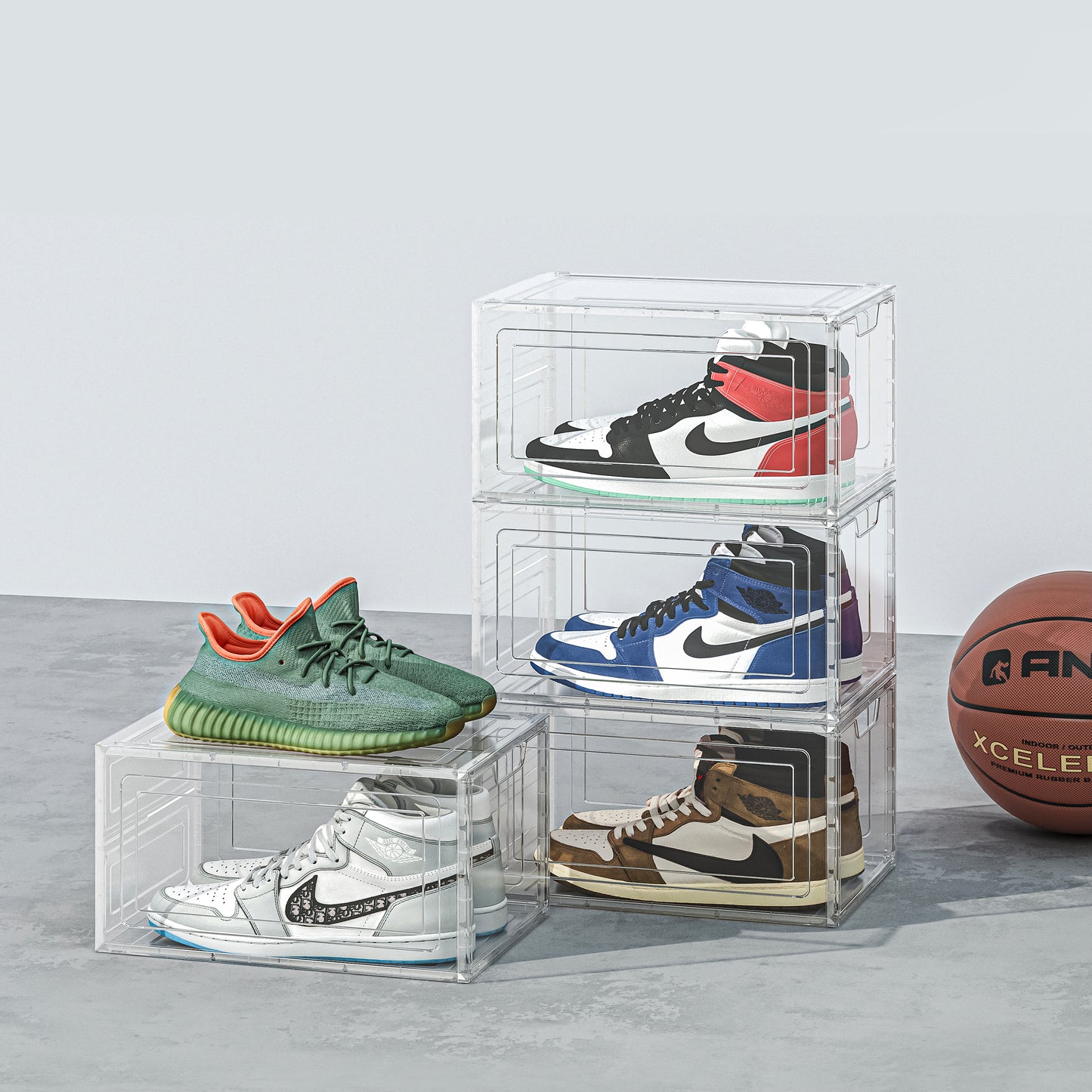 Caja Organizadora Para Zapatos por 6 Unidades