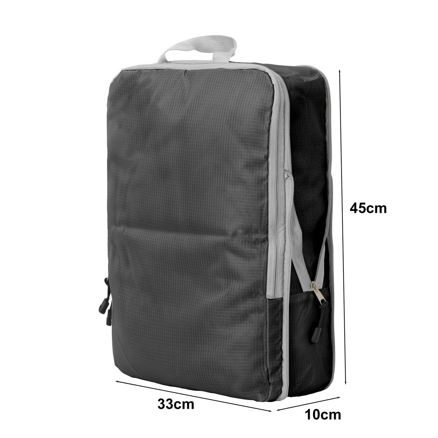 Fundas Organizadoras De Viaje Negro Pack 4 Unidades