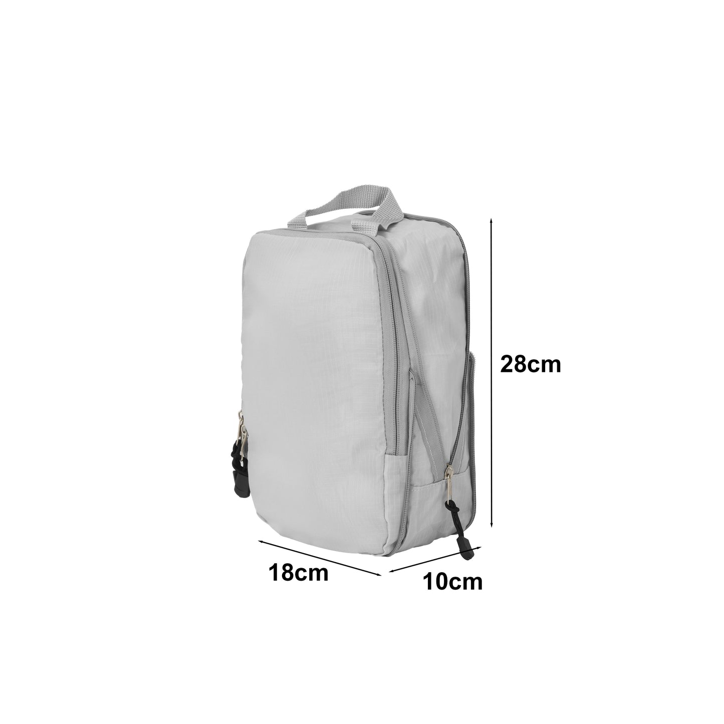 Fundas Organizadoras De Viaje Gris Pack 4 Unidades