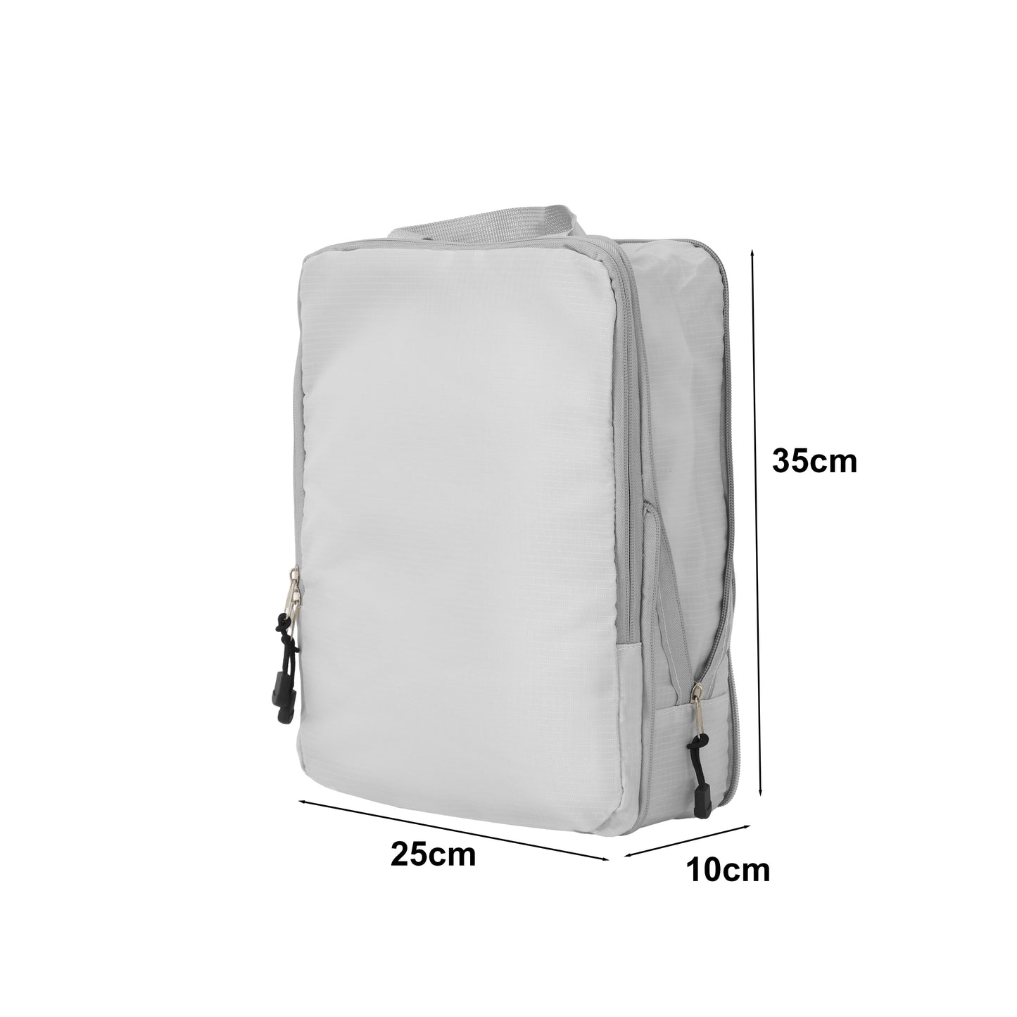 Fundas Organizadoras De Viaje Gris Pack 4 Unidades