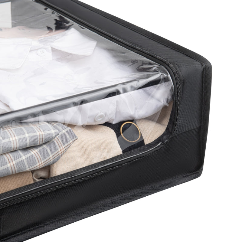 Fundas Bajo Cama Negro Pack 2 Unidades