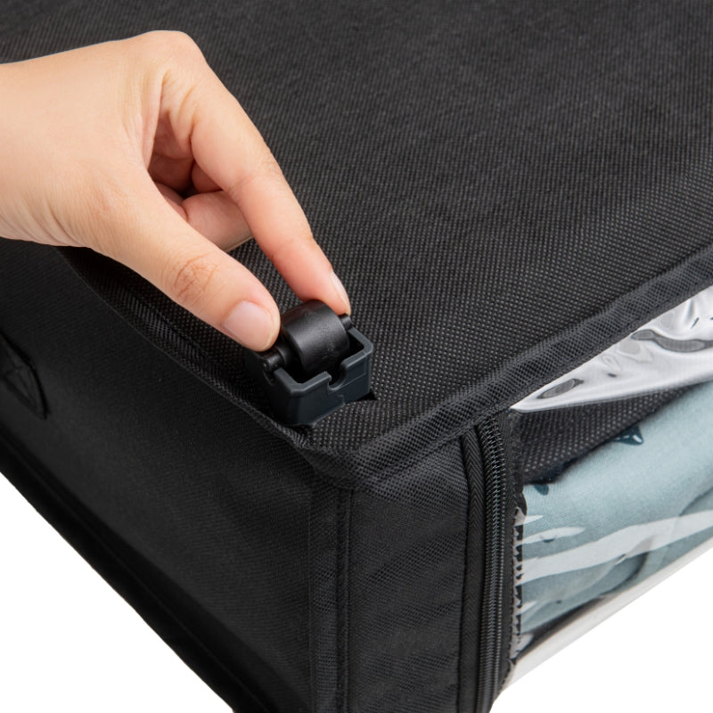 Fundas Bajo Cama Negro Pack 2 Unidades