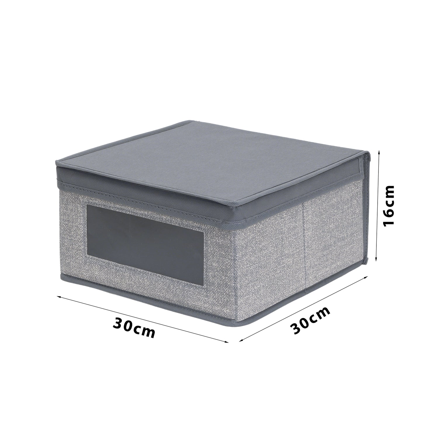 Caja Organizador De Tela Apilable Con Tapa Plegable Hogar