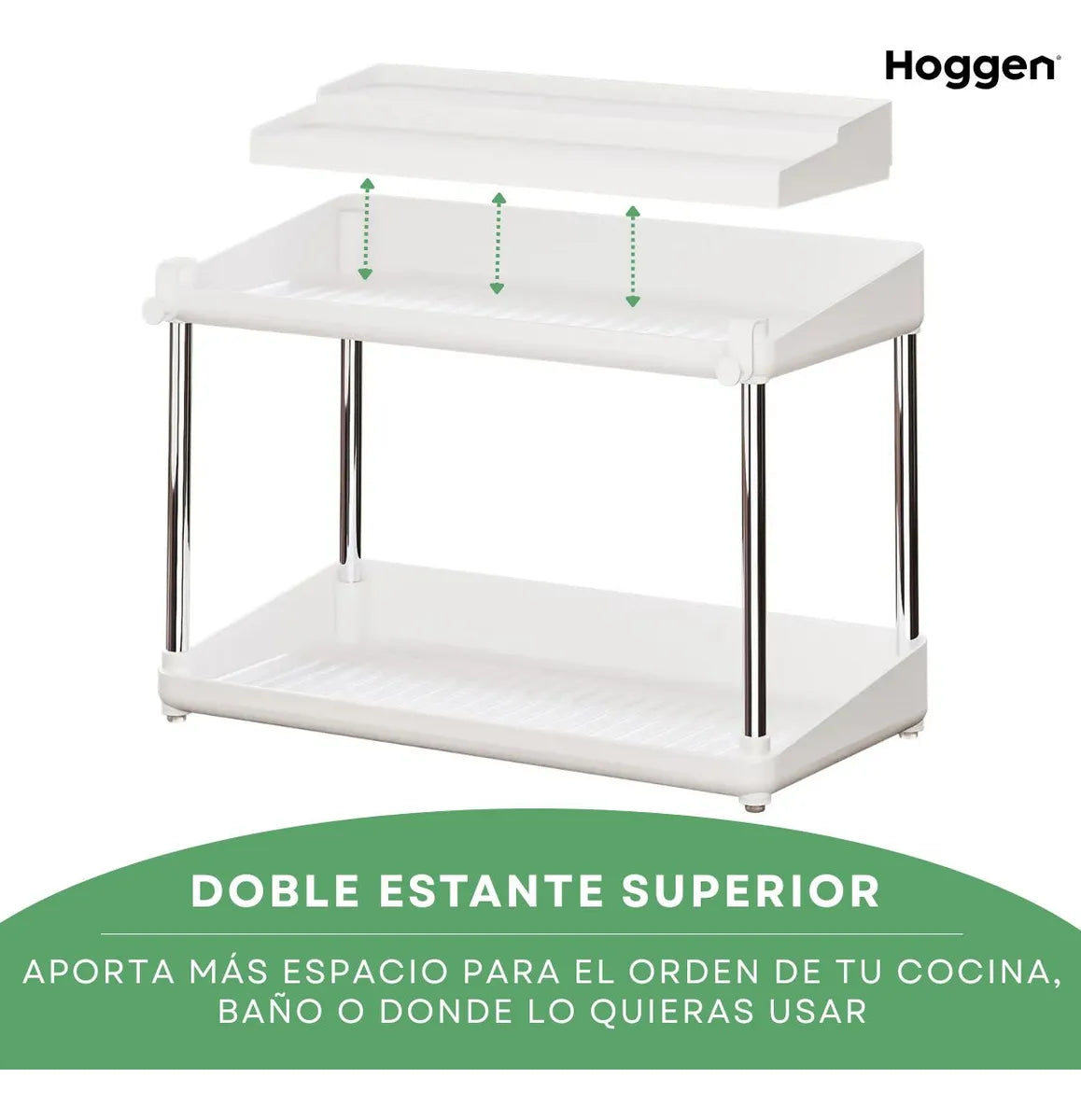Estante Organizador Especiero de Cocina 2 Niveles