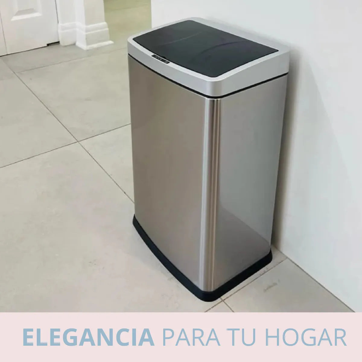 Papelera Tacho De Basura Acero Sensor Automatico 30 Lts Plateado Agregar a favoritos