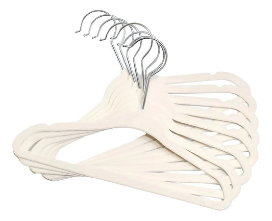 Perchas Terciopelo X10 Antideslizante Bebe