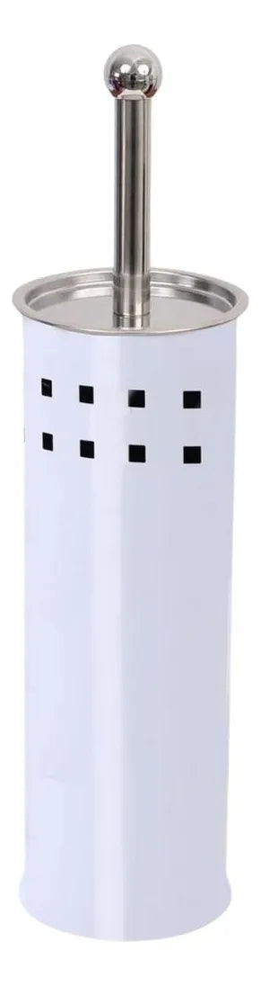 Escobilla Redonda con Agujeros Superior Blanca de Acero Inoxidable