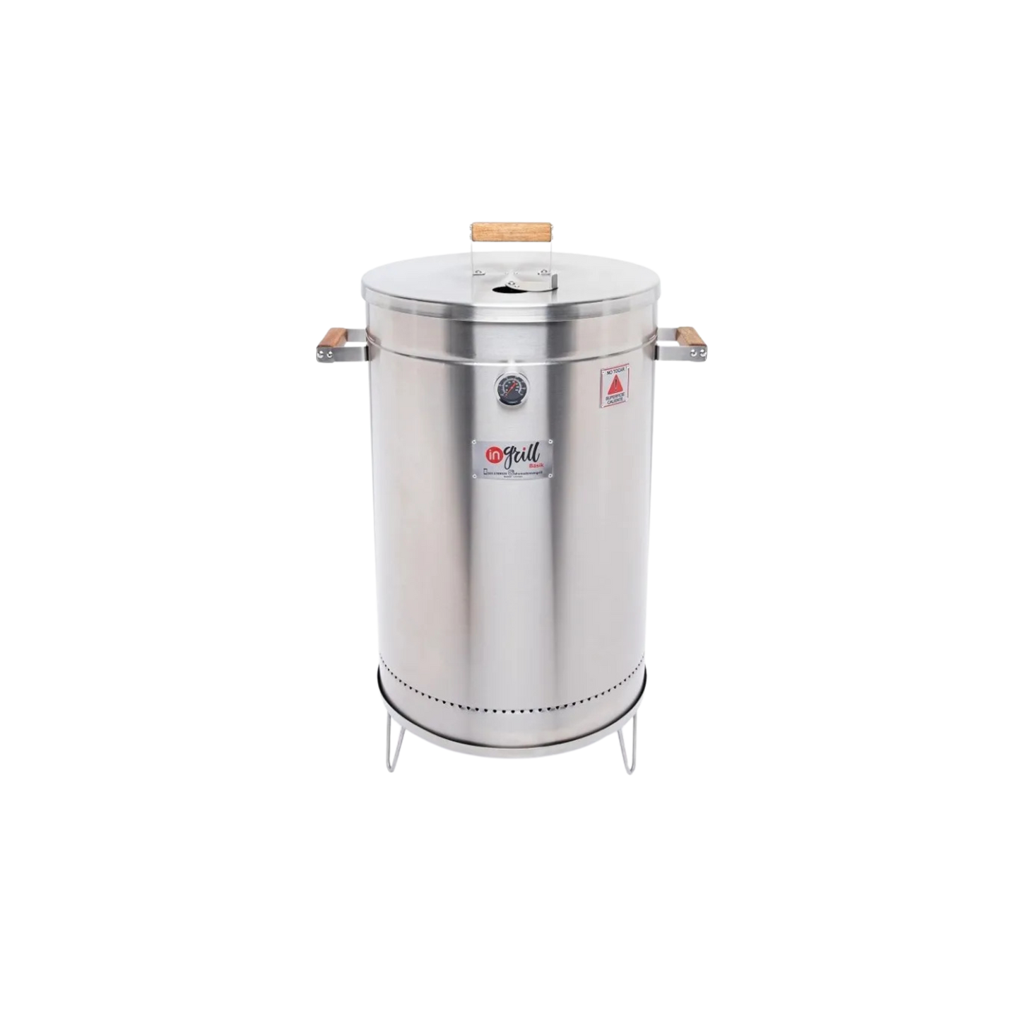 Asador Ahumador Barril Grande Basik