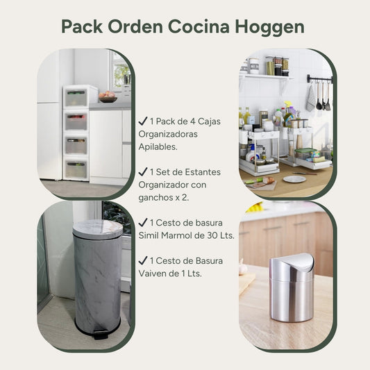 Pack Orden Cocina Hoggen – Ahorro + 12 cuotas sin interes