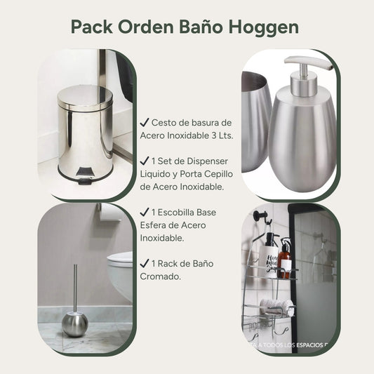 Pack Orden Baño Hoggen – Ahorro + 12 cuotas sin interes