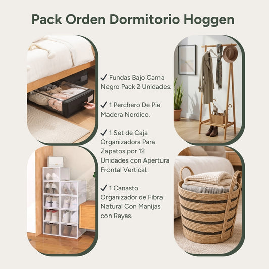 Pack Orden Dormitorio Hoggen – Ahorro + 12 cuotas sin interes