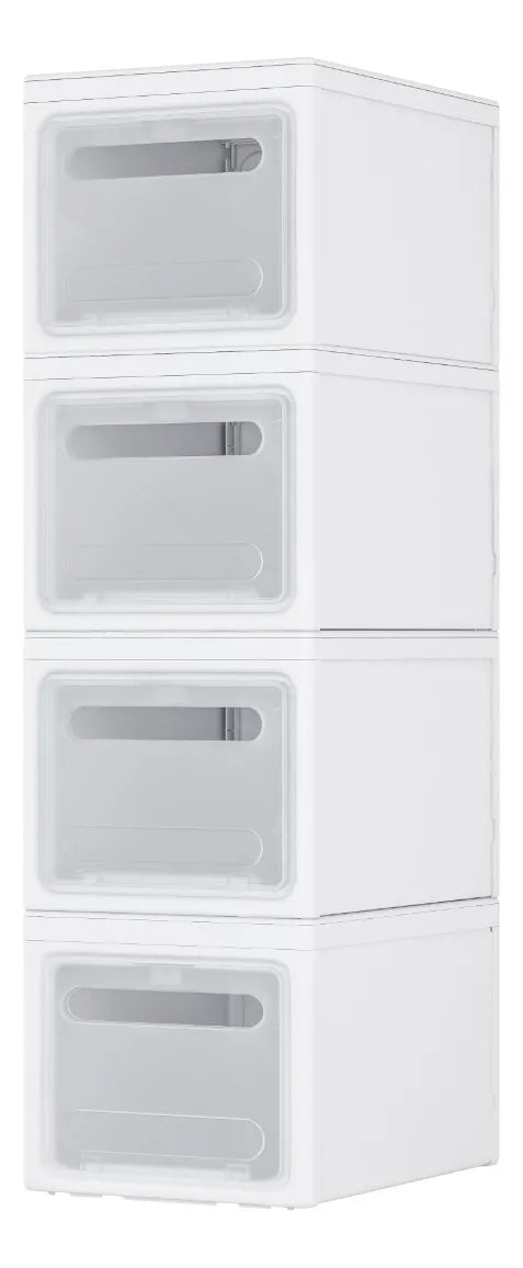 Caja Organizadora Multiusos Con Tapa Plastico Reforzado X4